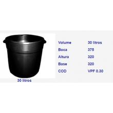 VASO RDK PLAST FLEX 30 L PRETO - 511726