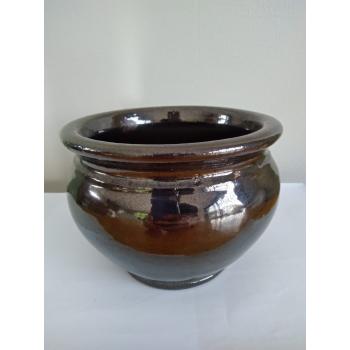 CACHEPOT CER E 147 M 11A X 15 B METAL GLAZE - 532030