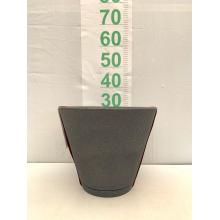 VASO PLAST PETRA CONE 30 30X37,2X19,8  C/P GRAFITE - 632599